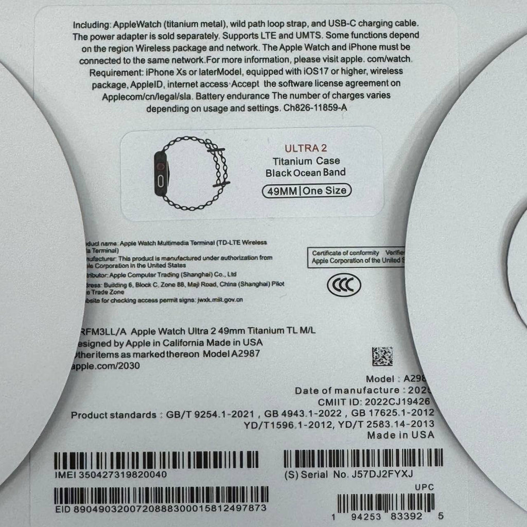 Apple Watch Ultra 2 Ultra Smart Watch Series BT Touch UK Replica AAA Quality