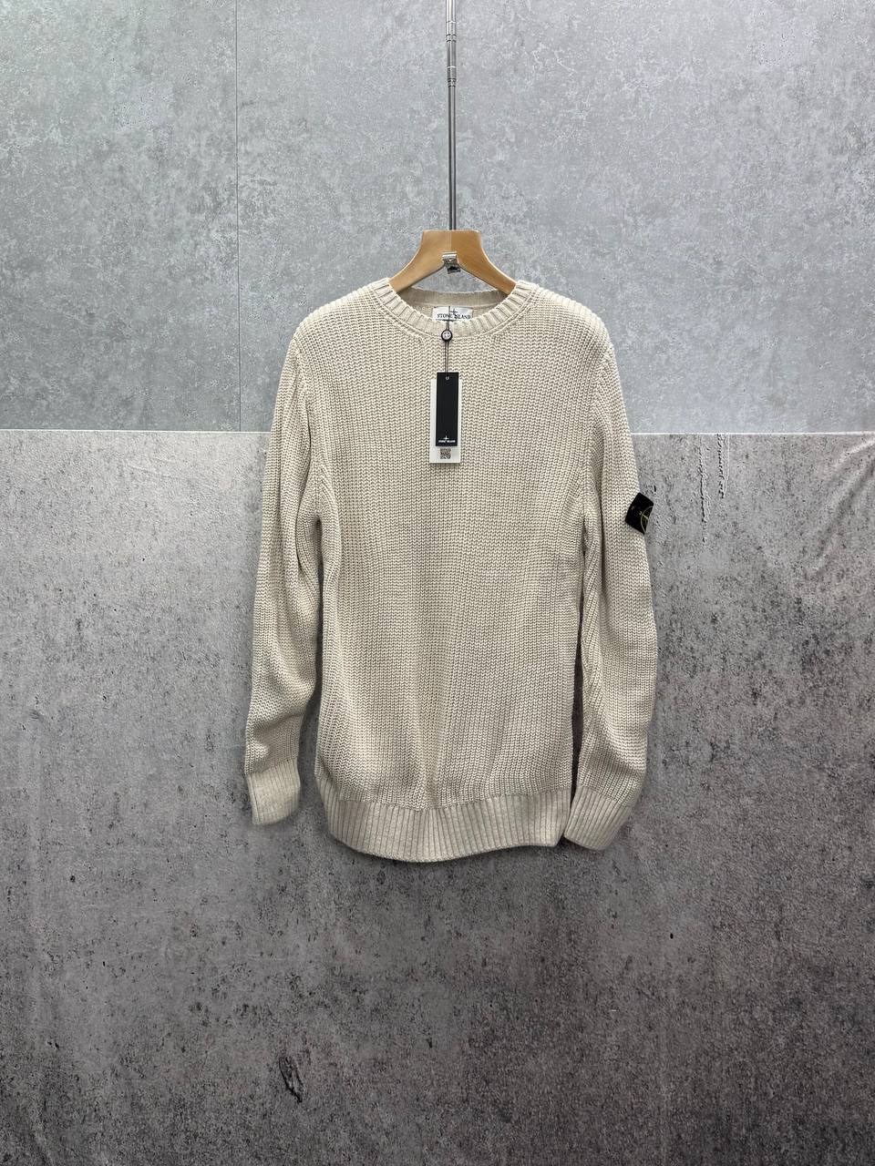 Stone Island Knit Compass Embossed Crewneck Jumpers Mens in Multiple Colors Best Sale UK Reps AAA Quality