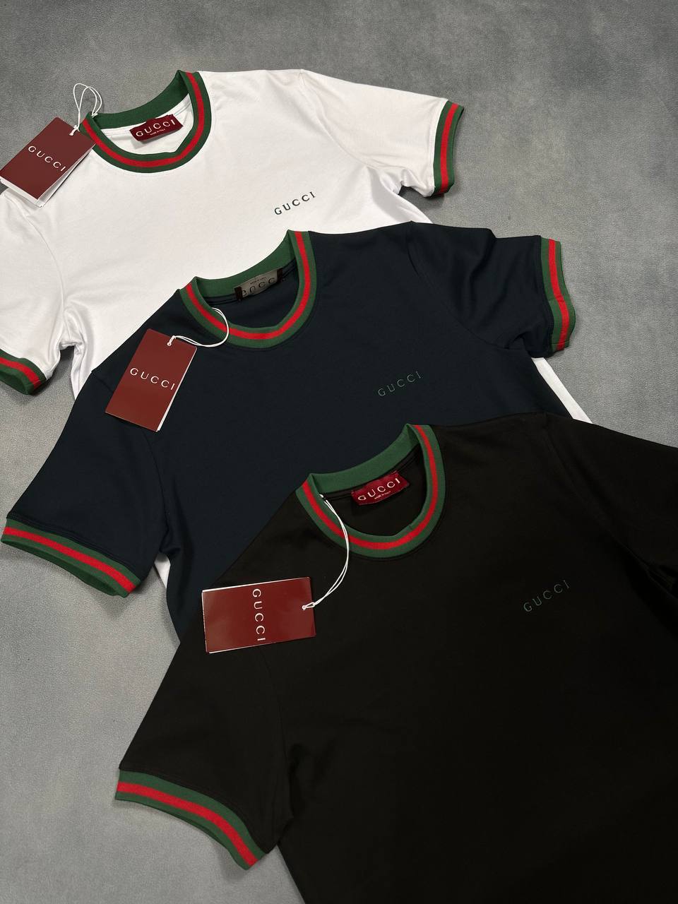 Gucci Short Sleeve Knitted T-Shirts Mens in Multiple Colors Replica UK AAA Quality