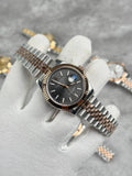 Rolex Datejust Rose Gold & Steel Jubilee Fluted Grey Dial Mens Watch Best Sale UK Reps AAA Quality