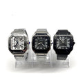 Cartier Santos Stainlees Steel Automatic Mens Watch Fashion in Multiple Colors Best Sale UK Reps