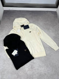 Prada Triangle Logo Hoodie Mens in 2 Colors Best Sale UK Replica AAA Quality