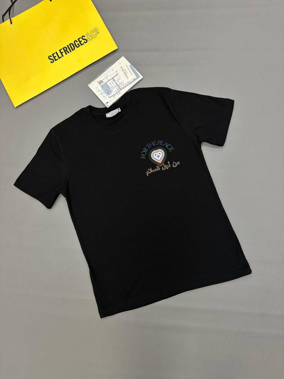 Casablanca For the Peace Mens T-Shirts in 2 Colors UK Reps AAA Quality