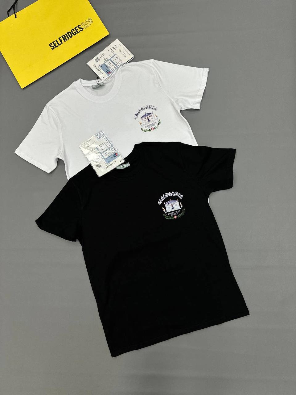 Casablanca Le Temple Du Mens T-Shirts in 2 Colors UK Reps AAA Quality