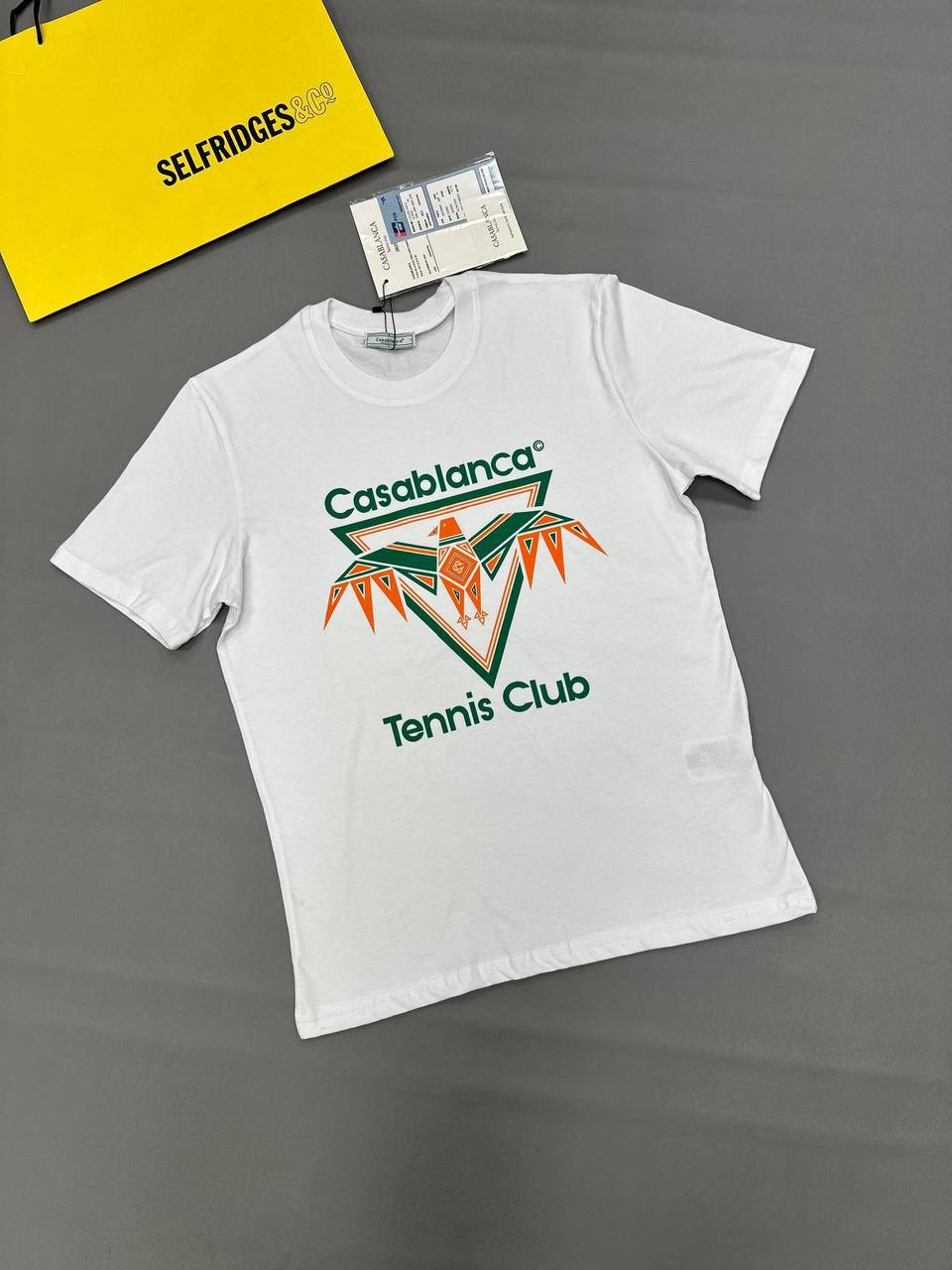 Casablanca Playful Eagle Mens T-Shirts in 2 Colors UK Reps AAA Quality