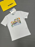Casablanca Graphic Cotton Mens T-Shirts in 2 Colors UK Reps AAA Quality
