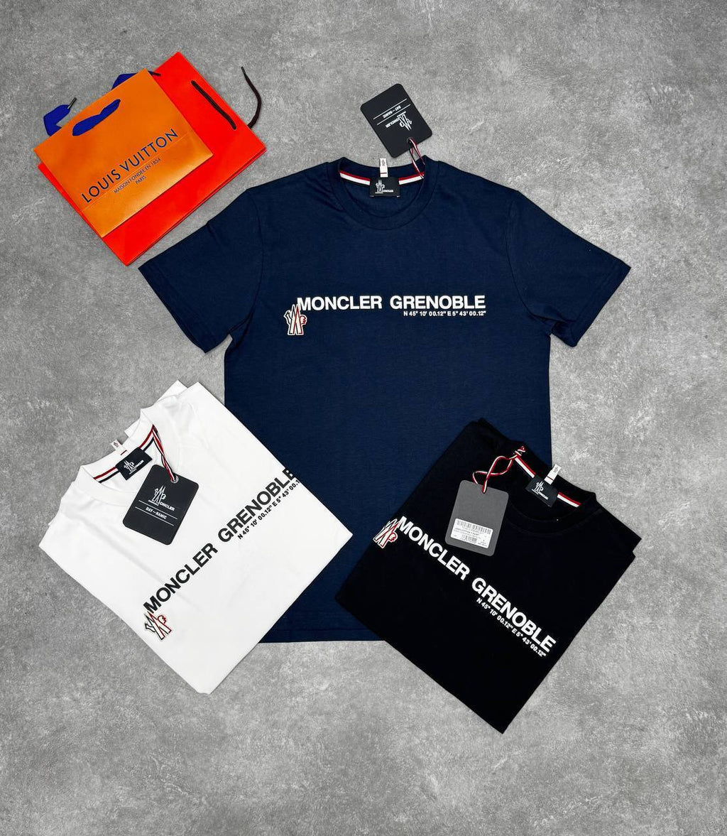 Moncler Grenoble Printed Logo Men's T-Shirts in Multiple Colors UK Reps AAA Quality