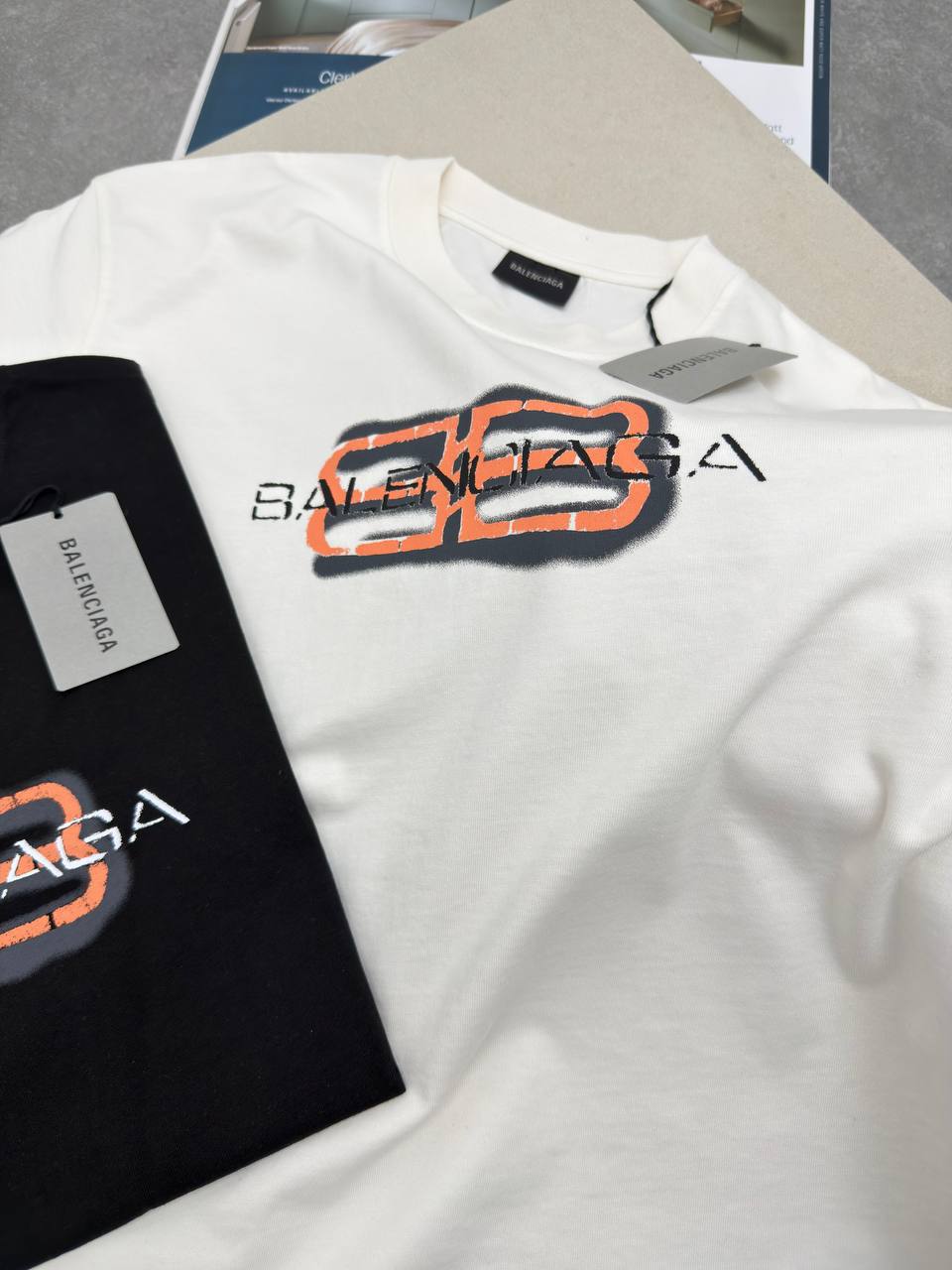 Balenciaga Logo Printed T-Shirts in 2 Colors Mens UK Reps AAA Quality