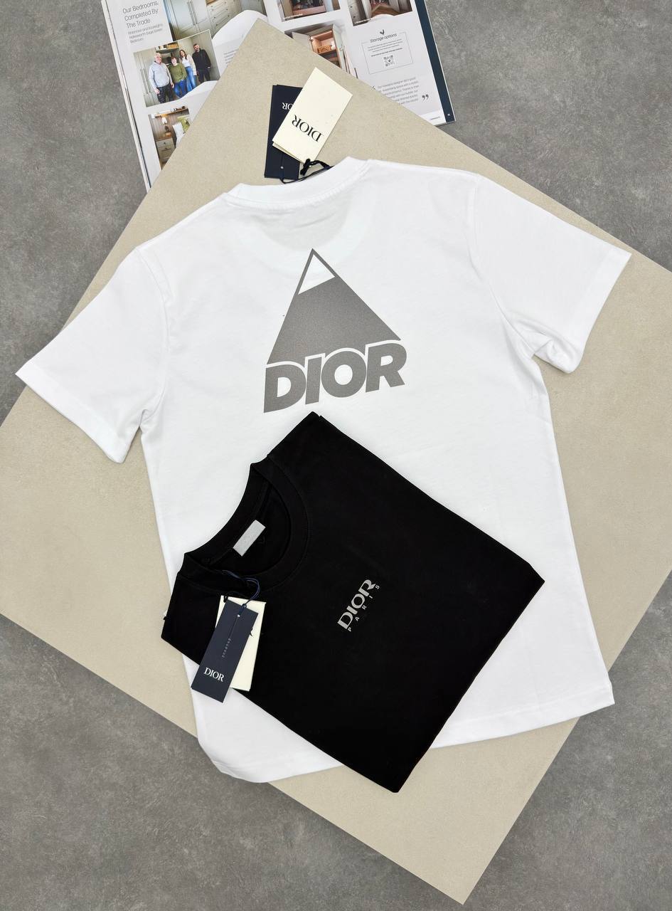 Christian Dior Logo T-Shirts Relaxed Fit in 2 Colors UK Reps AAA Quality