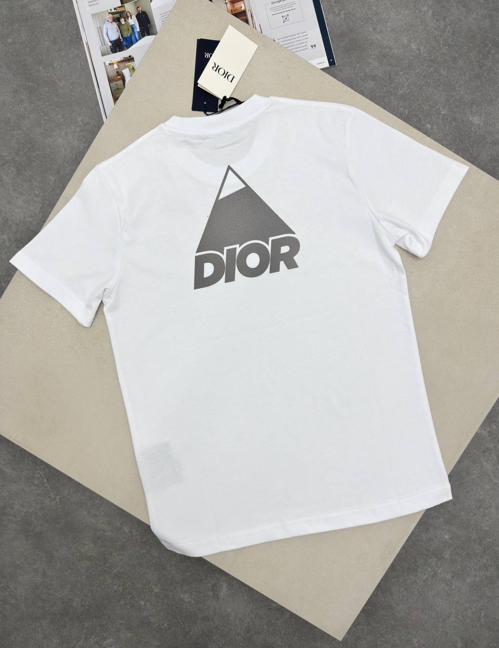 Christian Dior Logo T-Shirts Relaxed Fit in 2 Colors UK Reps AAA Quality