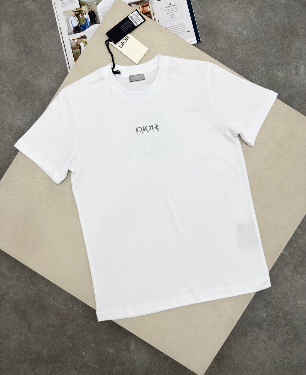 Christian Dior Logo T-Shirts Relaxed Fit in 2 Colors UK Reps AAA Quality