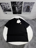 Moncler Men's Printed Logo Black Stripe T-Shirts in 2 Colors UK Reps AAA Quality