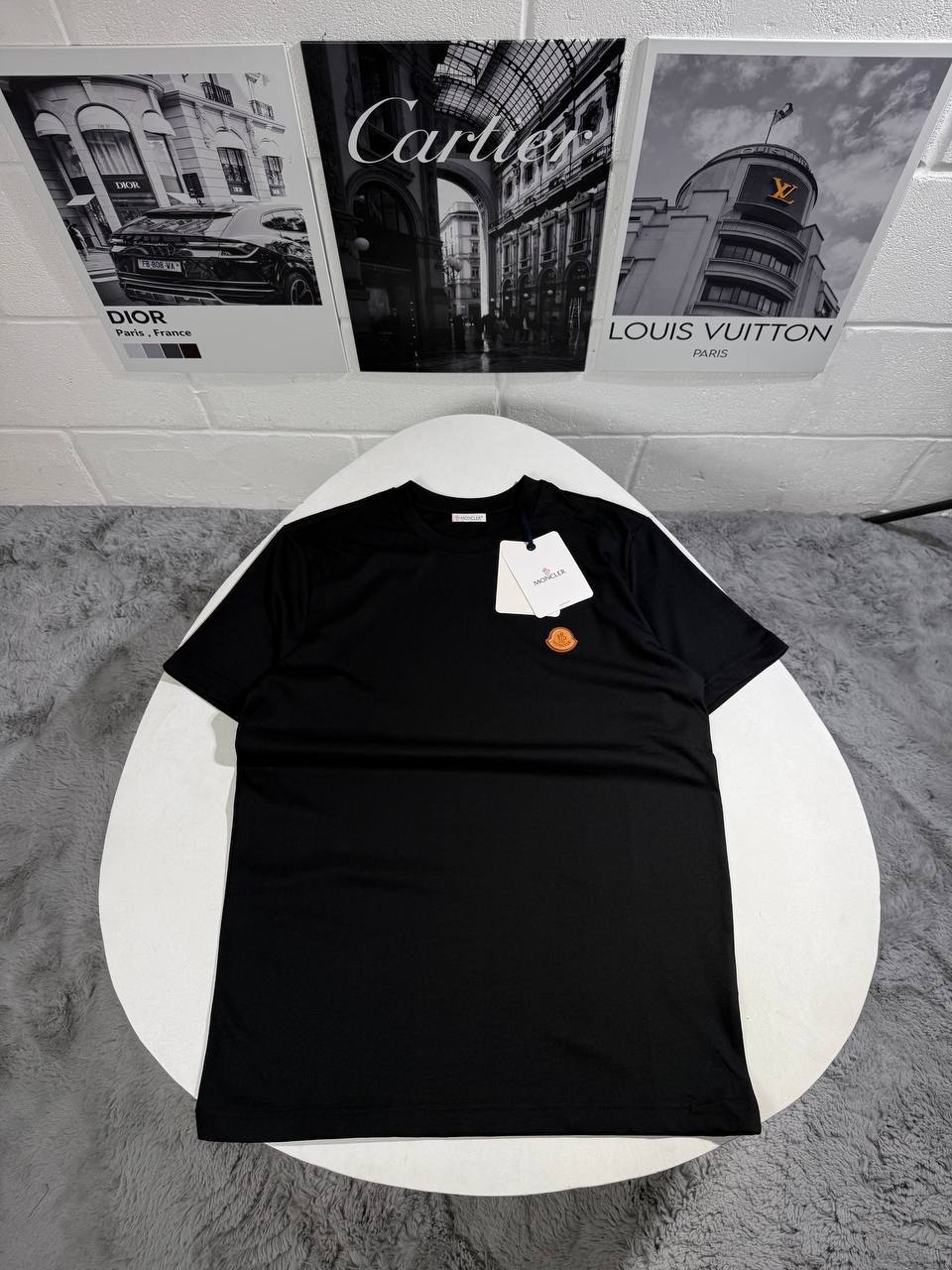 Moncler Logo Men's T-Shirts in 2 Colors UK Reps AAA Quality
