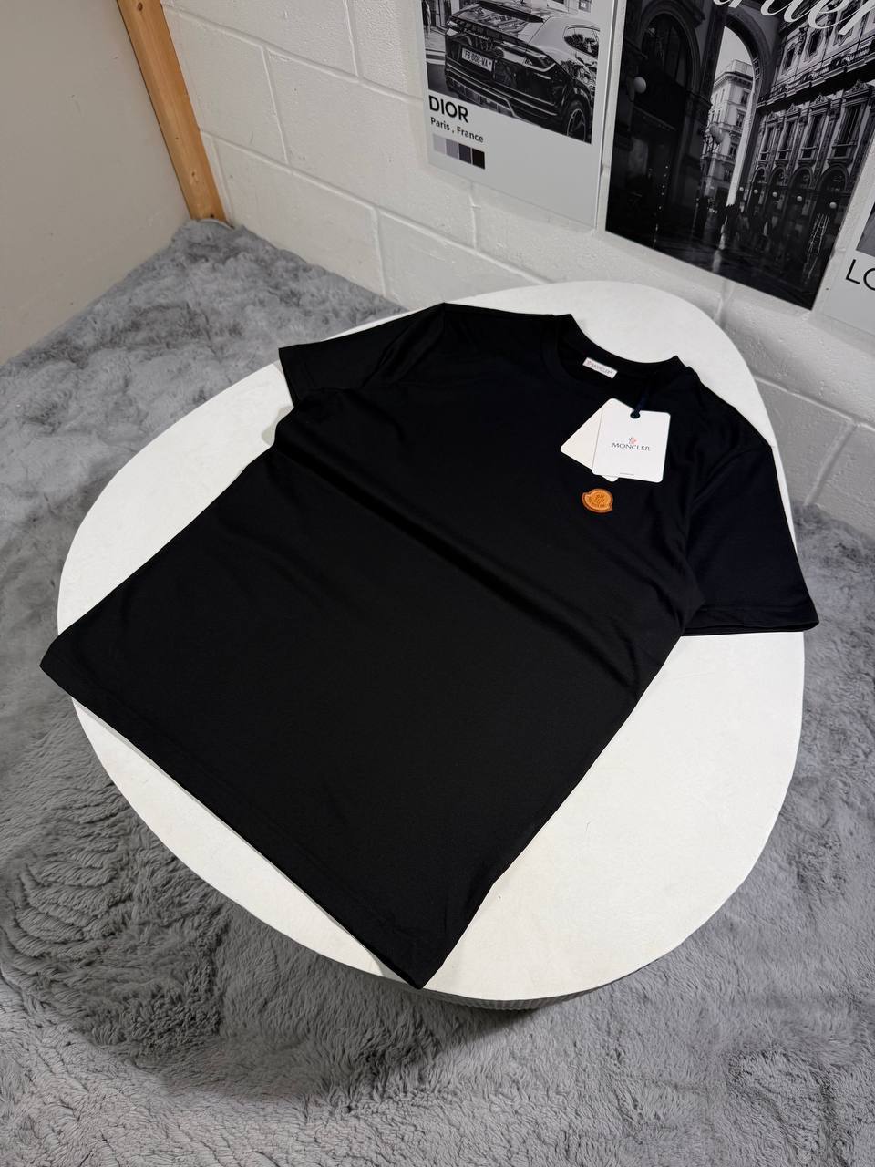 Moncler Logo Men's T-Shirts in 2 Colors UK Reps AAA Quality