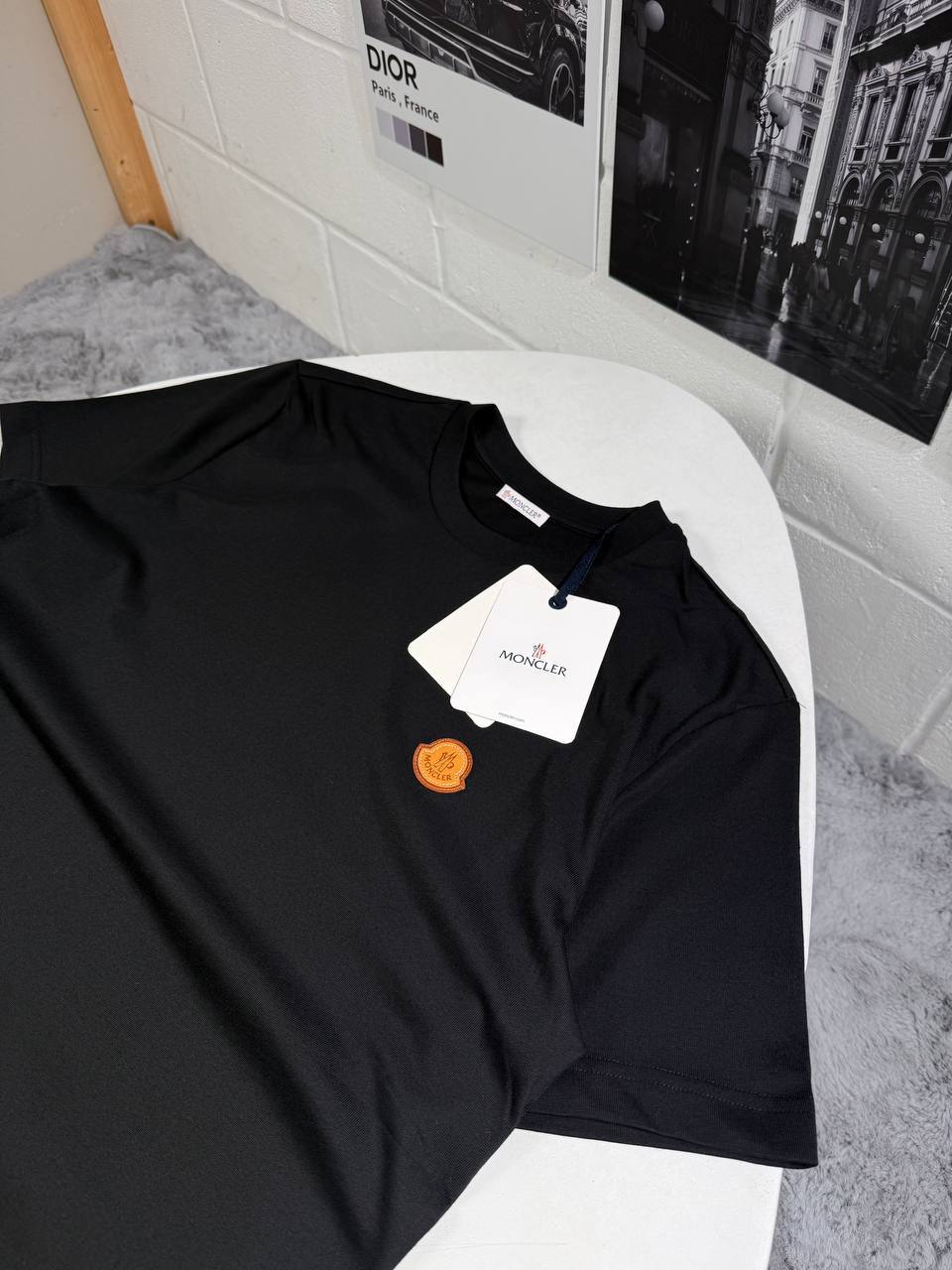 Moncler Logo Men's T-Shirts in 2 Colors UK Reps AAA Quality