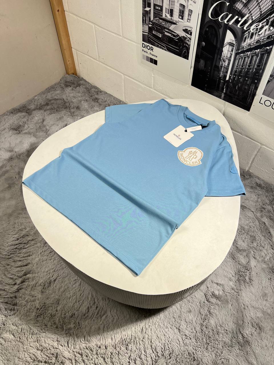 Moncler Men's Large Logo T-Shirts in Multiple Colors UK Reps AAA Quality