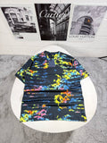 Louis Vuitton Monogram Dye T-Shirt Mens in Blue Color Best Sale UK Reps AAA Quality
