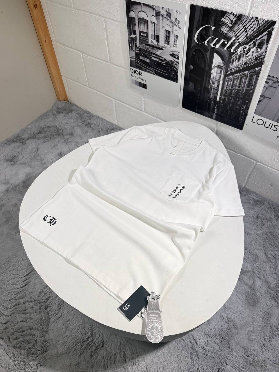 Chrome Hearts Graphic Logo T Shirt Mens in 2 Colors UK Reps AAA Quality