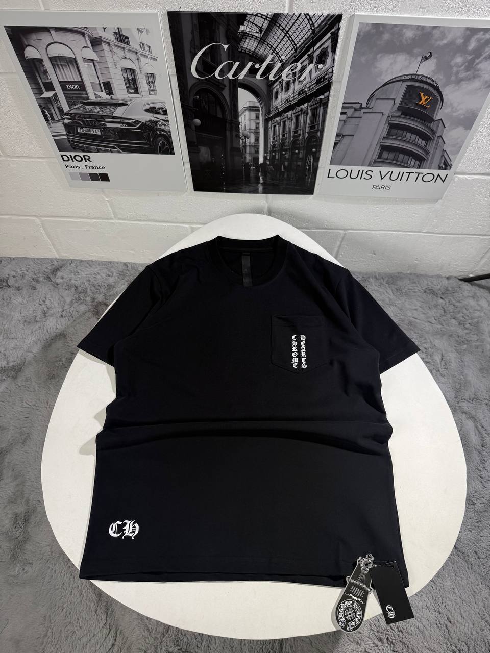 Chrome Hearts Graphic Logo T Shirt Mens in 2 Colors UK Reps AAA Quality