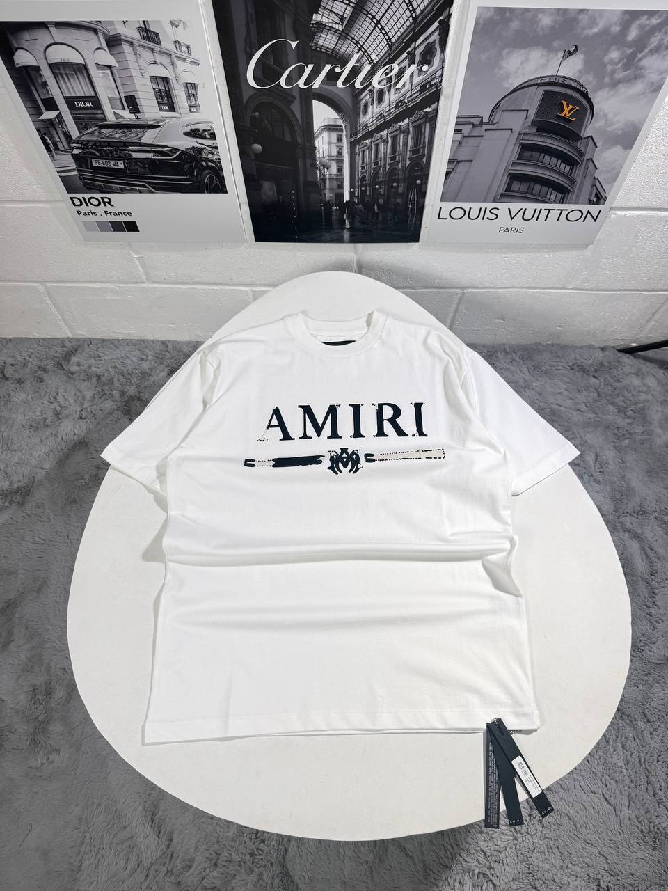Amiri Logo Bar T-Shirts Mens in Multiple Colors Best Sale UK Reps AAA Quality