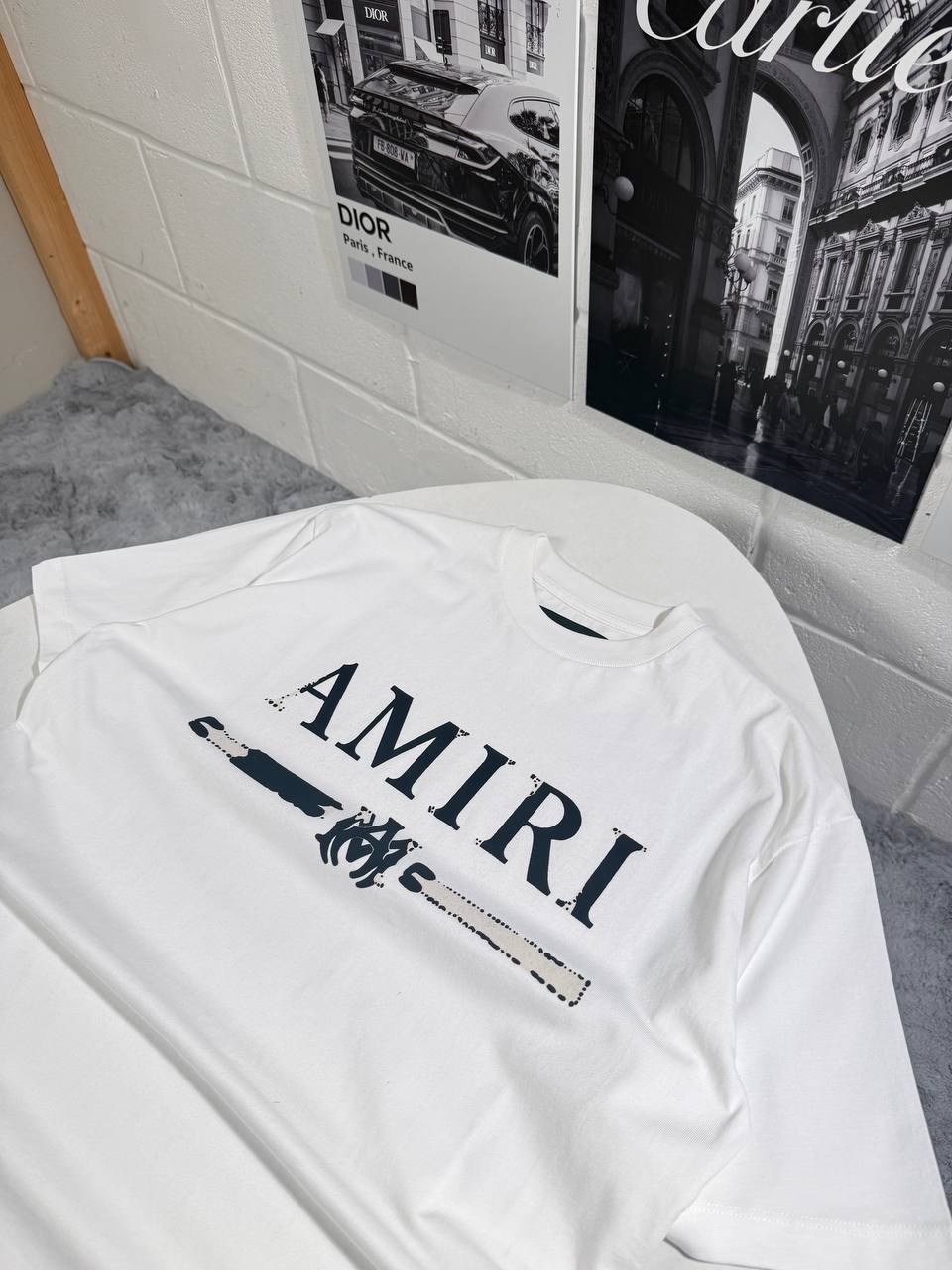 Amiri Logo Bar T-Shirts Mens in Multiple Colors Best Sale UK Reps AAA Quality