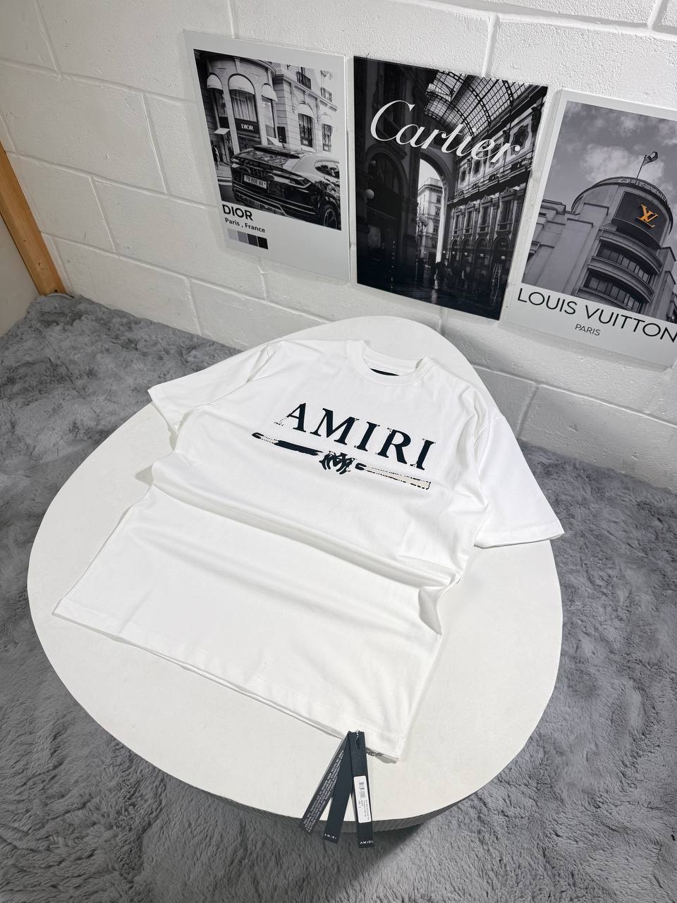 Amiri Logo Bar T-Shirts Mens in Multiple Colors Best Sale UK Reps AAA Quality