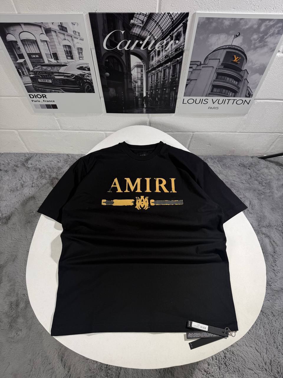 Amiri Logo Bar T-Shirts Mens in Multiple Colors Best Sale UK Reps AAA Quality