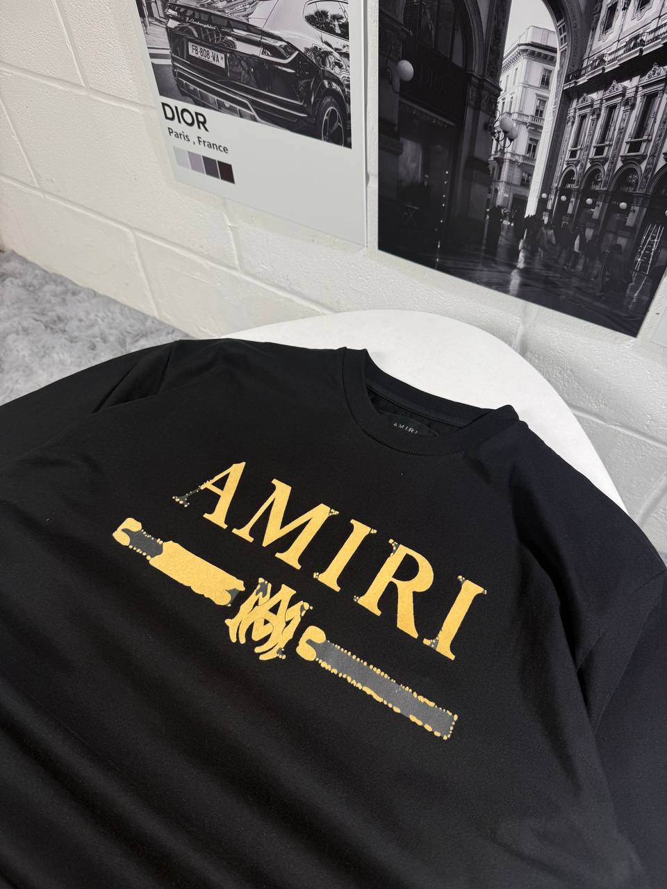 Amiri Logo Bar T-Shirts Mens in Multiple Colors Best Sale UK Reps AAA Quality