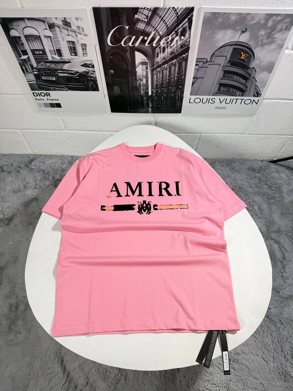 Amiri Logo Bar T-Shirts Mens in Multiple Colors Best Sale UK Reps AAA Quality