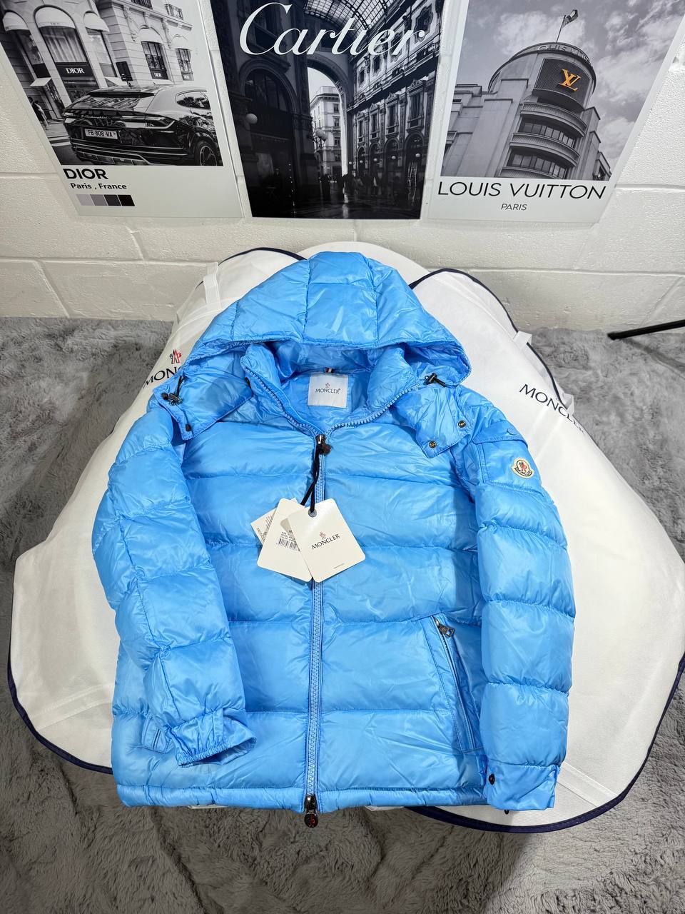 Moncler Maya Hooded Short Down Mens Jackets in Multiple Colors UK Reps AAA Quality