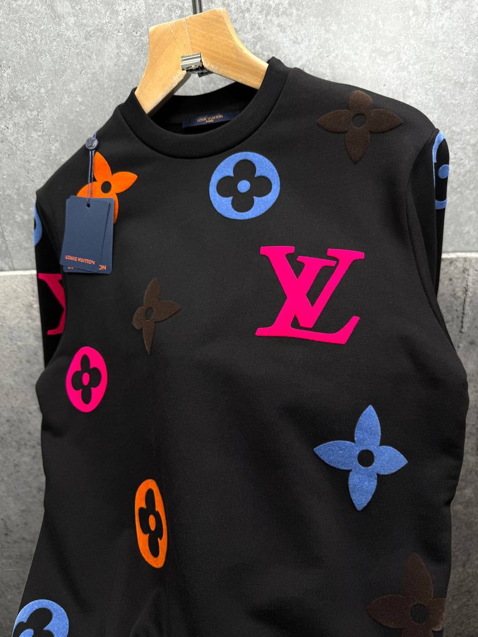 Louis Vuitton Monogram Mink Fur Jumpers in 2 Colors Mens Best Sale UK Reps AAA Quality