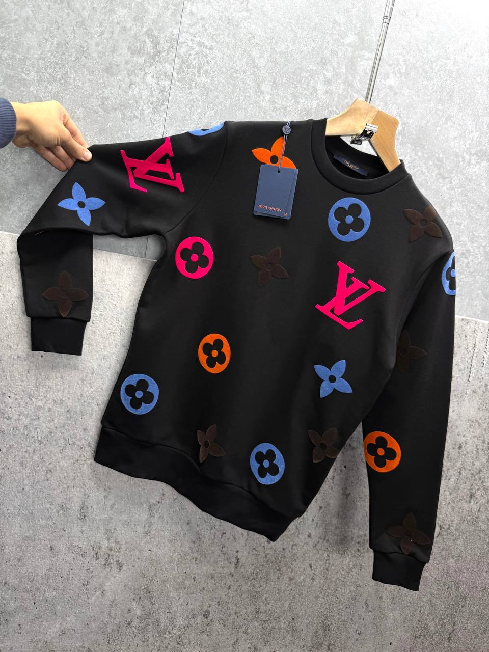 Louis Vuitton Monogram Mink Fur Jumpers in 2 Colors Mens Best Sale UK Reps AAA Quality