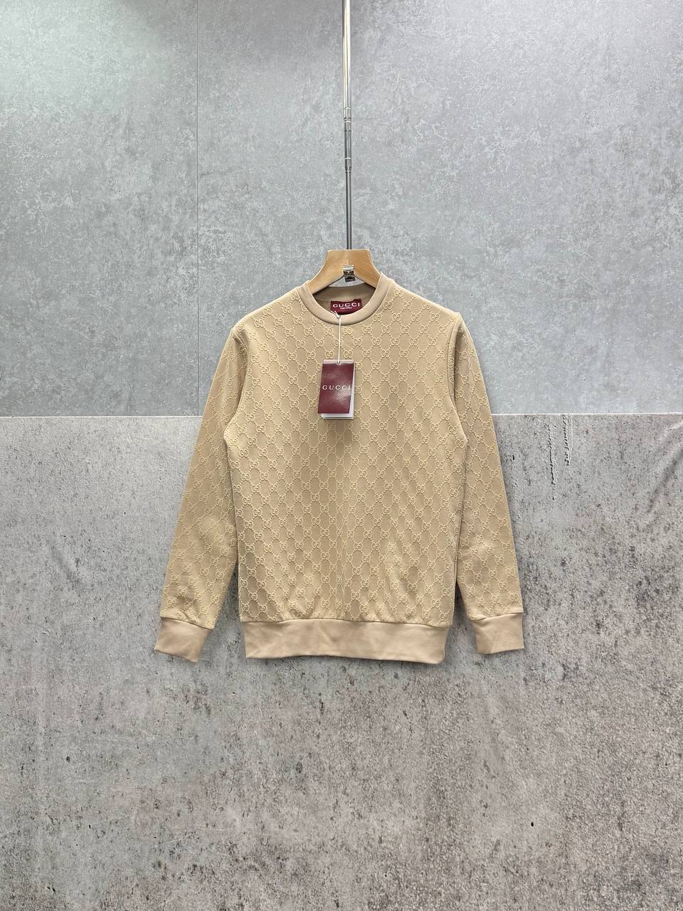 Gucci Premium Quality All-Over Printed Fleece Sweatshirt Mens in Multiple Colors Mens Best Sale UK Reps AAA Quality