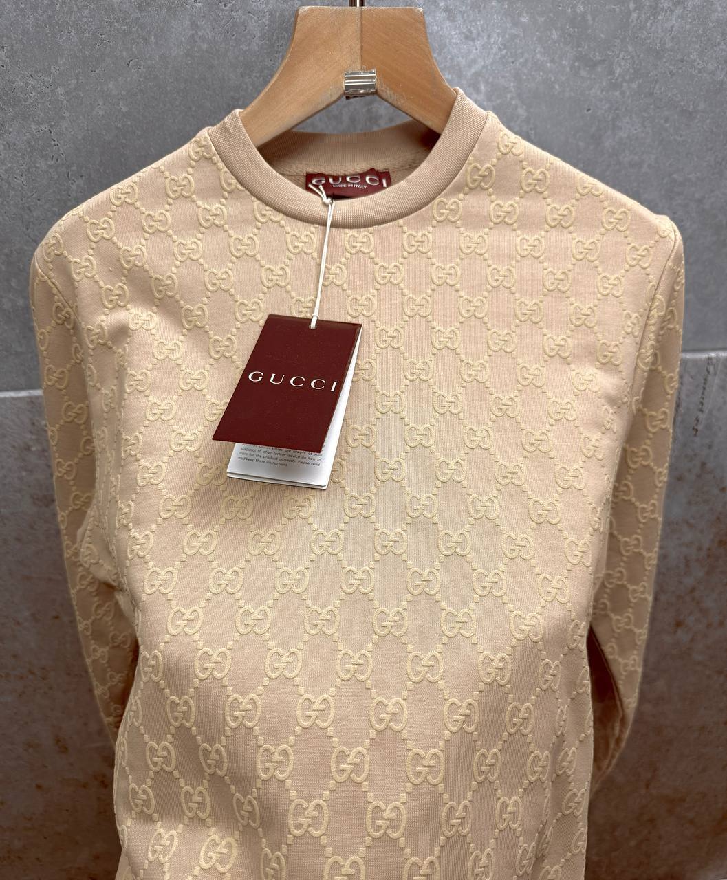 Gucci Premium Quality All-Over Printed Fleece Sweatshirt Mens in Multiple Colors Mens Best Sale UK Reps AAA Quality