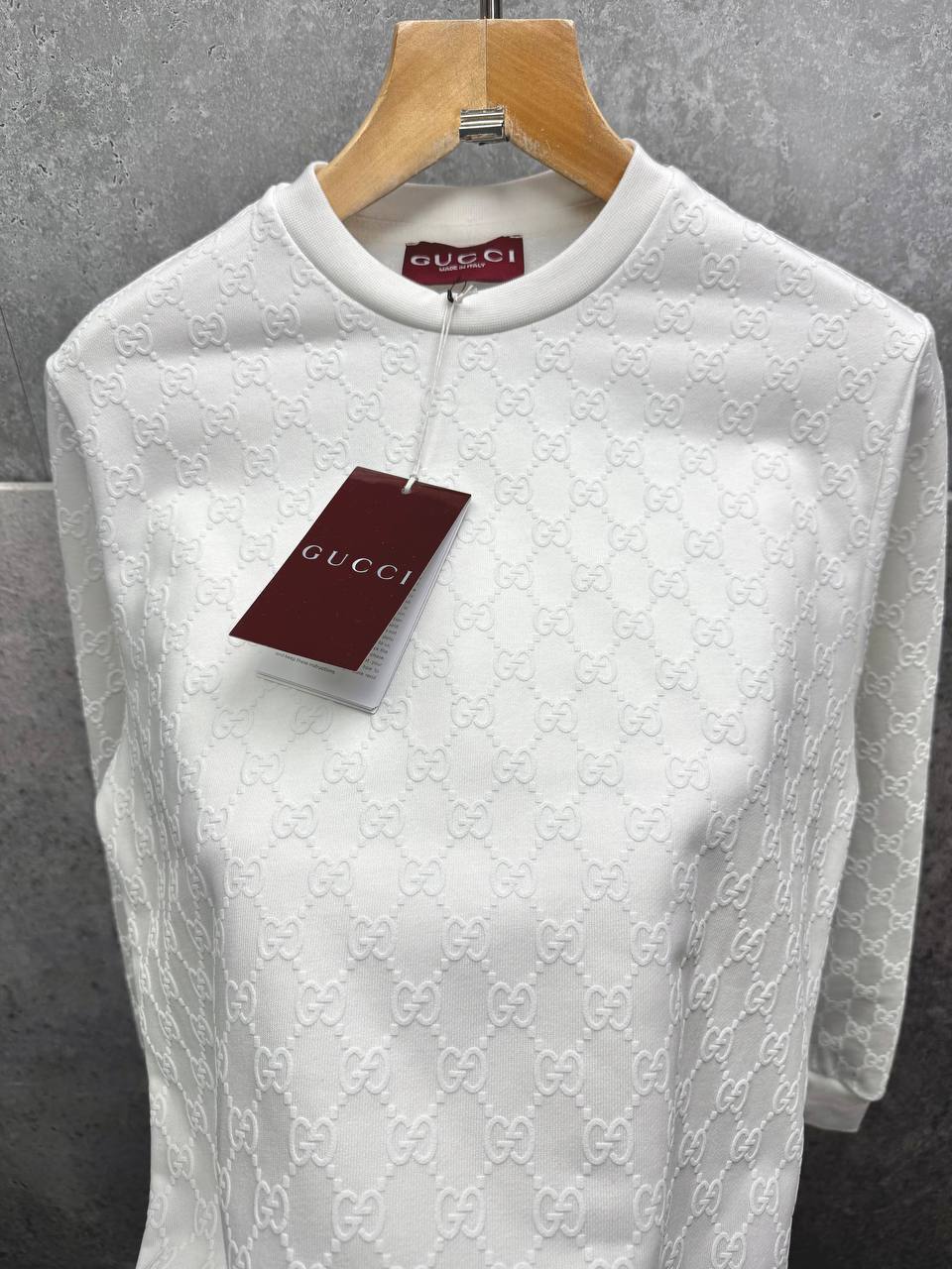 Gucci Premium Quality All-Over Printed Fleece Sweatshirt Mens in Multiple Colors Mens Best Sale UK Reps AAA Quality