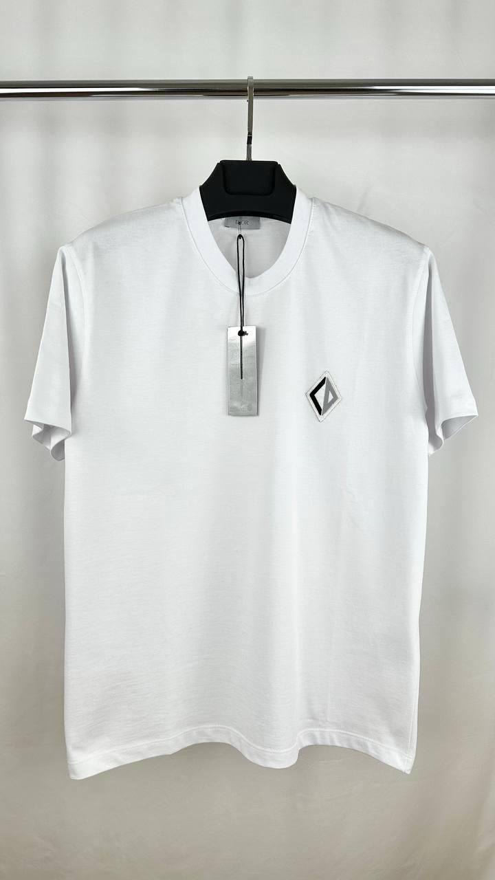 Christian Dior CD Logo T-Shirts Relaxed Fit in 2 Colors UK Reps AAA Quality