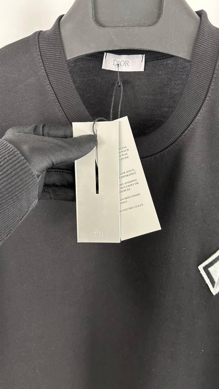 Christian Dior CD Logo T-Shirts Relaxed Fit in 2 Colors UK Reps AAA Quality