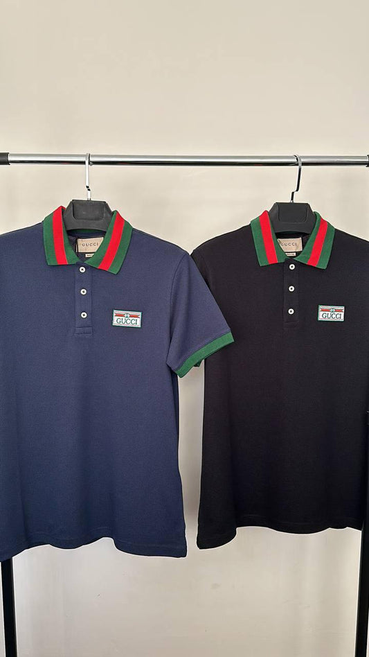 Gucci Logo Polo Shirts Mens in 2 Colors UK Reps AAA Quality