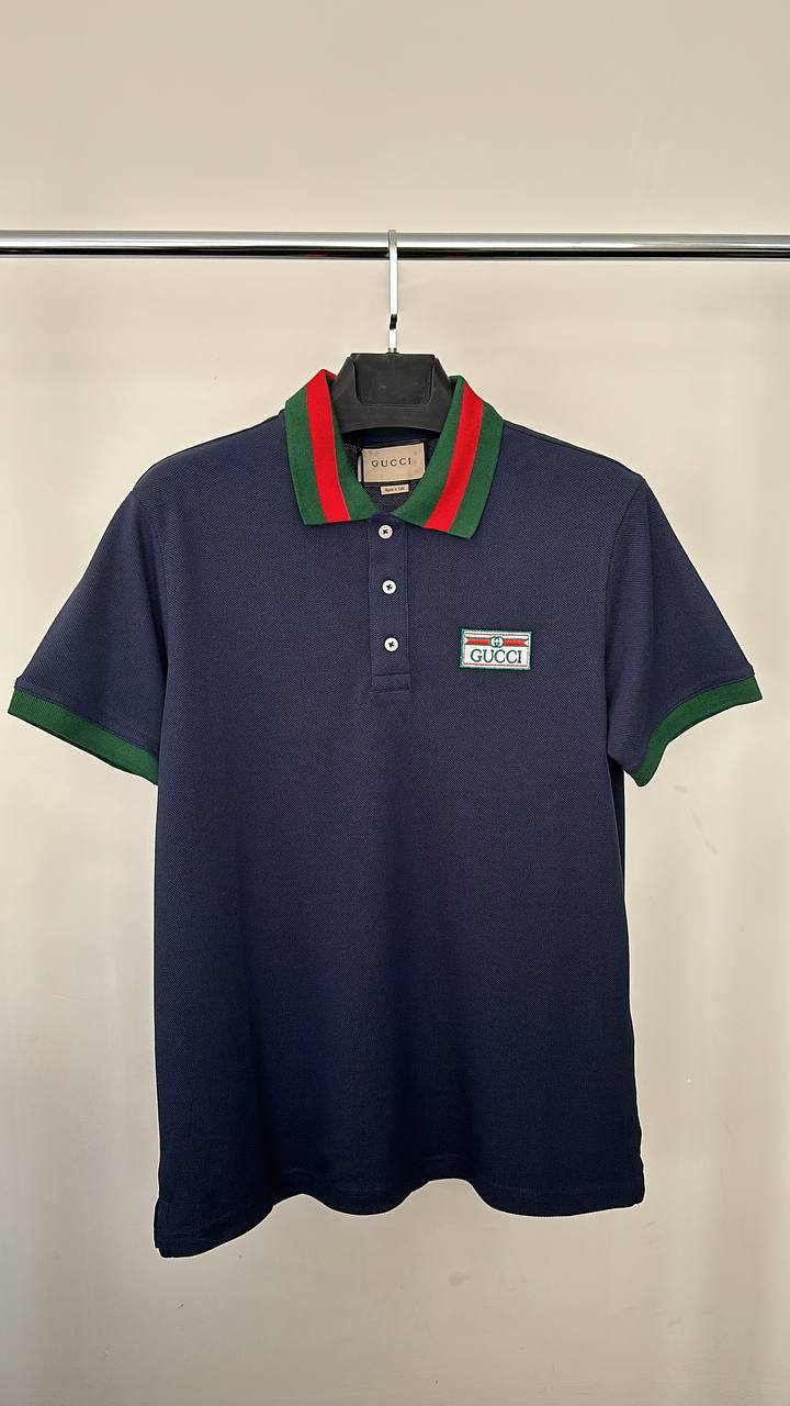 Gucci Logo Polo Shirts Mens in 2 Colors UK Reps AAA Quality