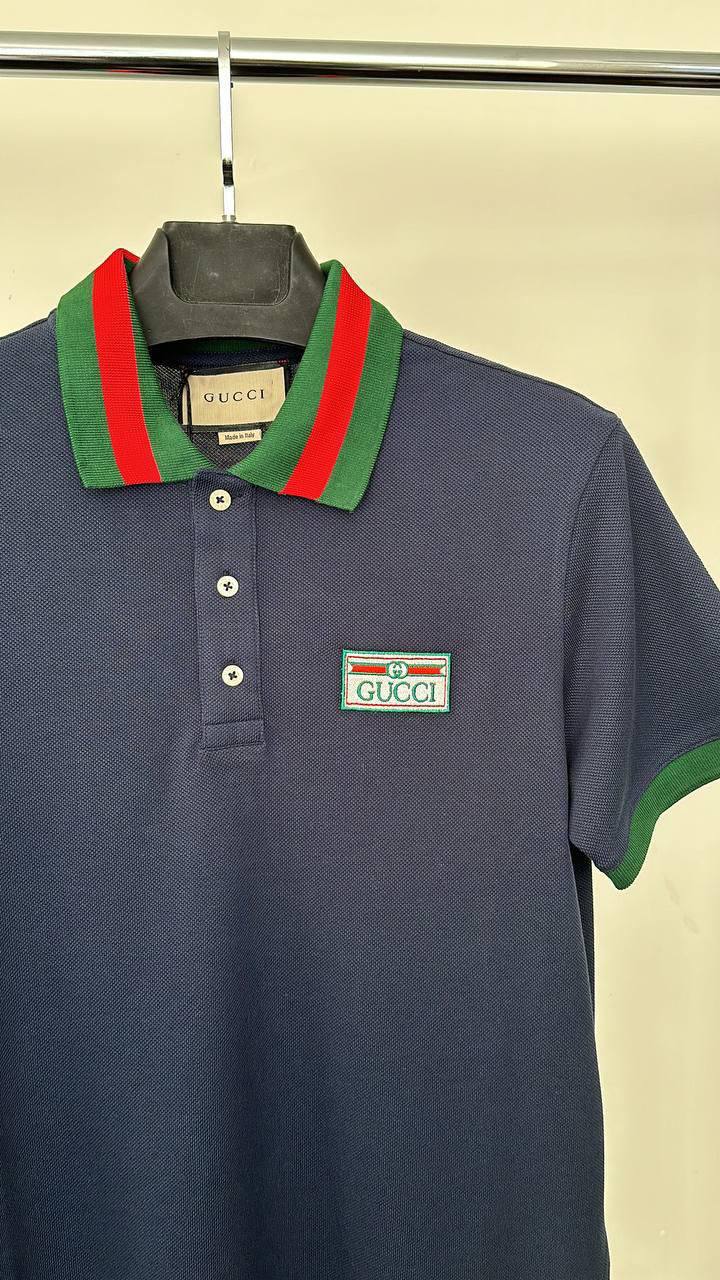 Gucci Logo Polo Shirts Mens in 2 Colors UK Reps AAA Quality