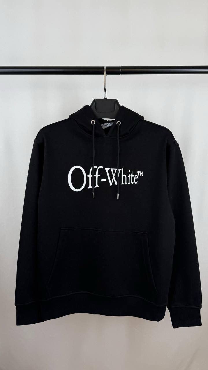 Off White Painted Logo Hoodie Mens in 2 Color Best Sale UK Reps AAA Quality