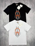 Hermes Horse Graphic T-shirt Mens in 2 Colors UK Reps AAA Quality