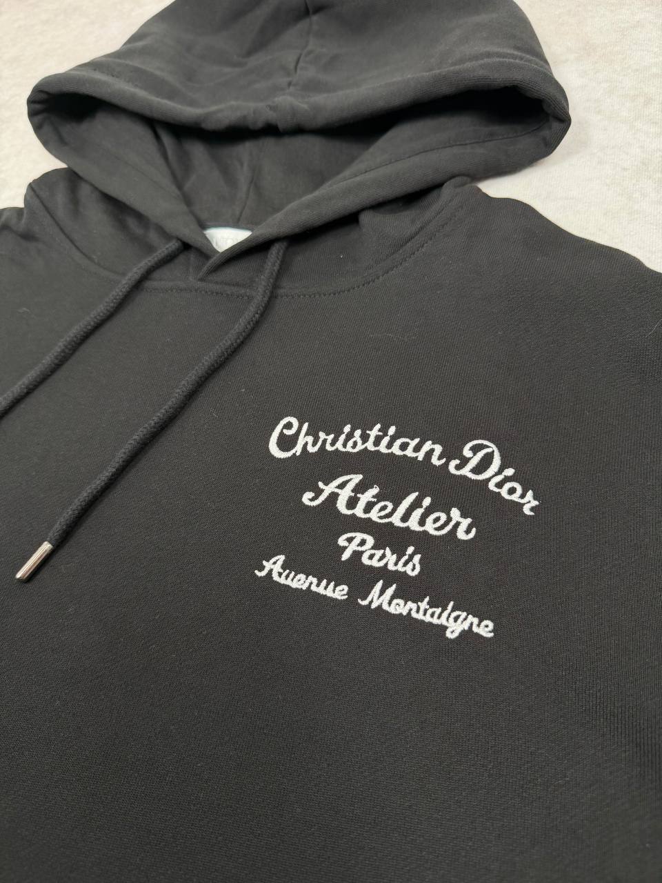 Christian Dior Atelier Hoodie Mens in Black Color UK Reps AAA Quality