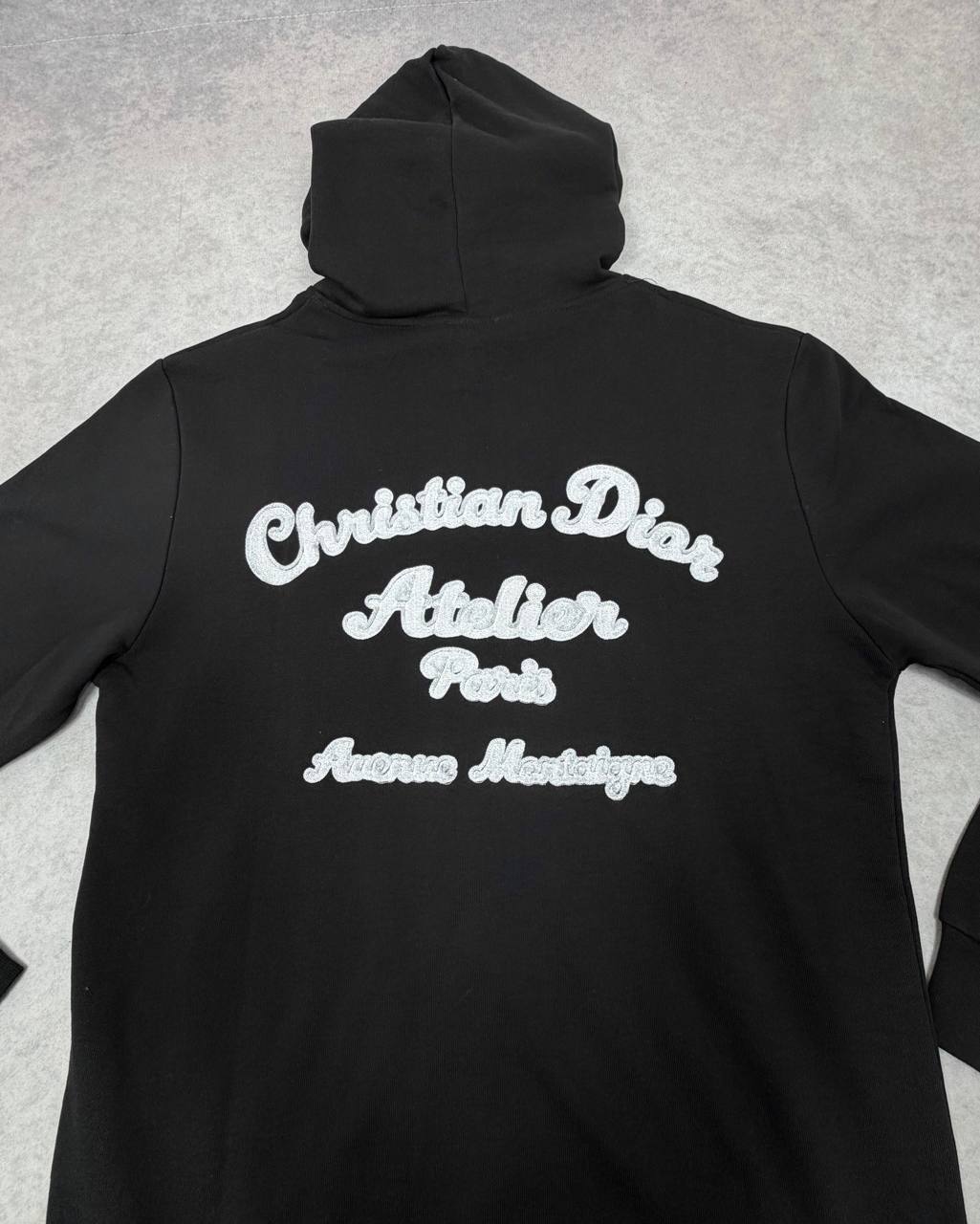 Christian Dior Atelier Hoodie Mens in Black Color UK Reps AAA Quality