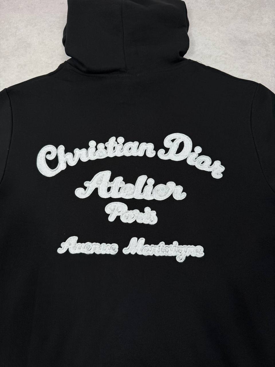 Christian Dior Atelier Hoodie Mens in Black Color UK Reps AAA Quality