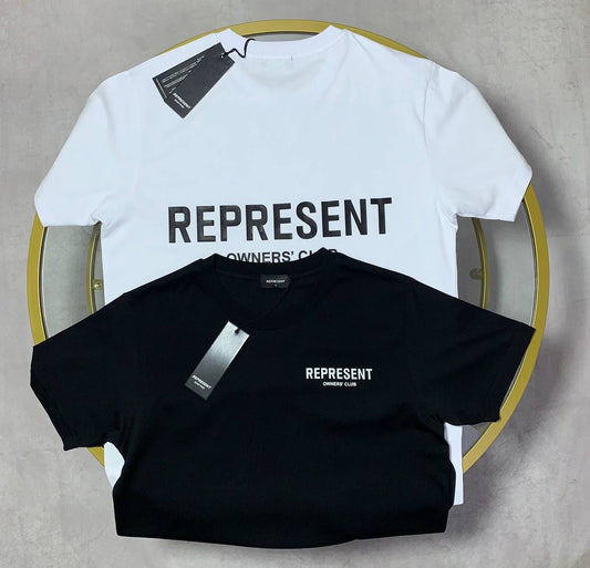 Represent Owners Club T-Shirts Mens in 2 Colors Best Sale UK Reps AAA Quality