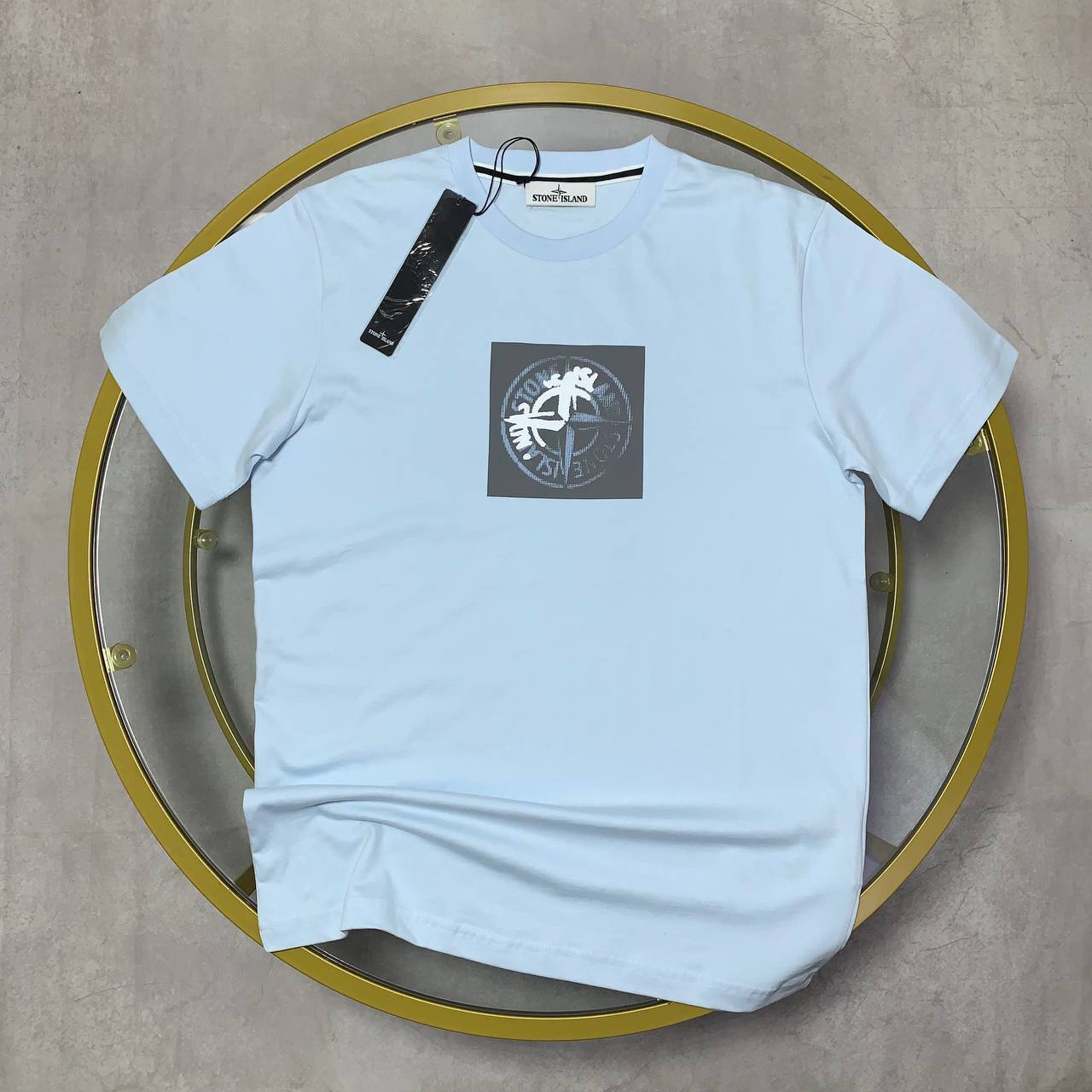 Stone Island Compass Logo Mens T-Shirts in Multiple Colors UK Reps AAA Quality