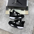 Nike Air Jordan 4 Black/White Retro Mens Trainers Best Sale UK Reps AAA Quality