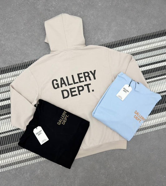 Gallery Dept. 90s GD Logo Hoodie Mens in Multiple Colors Best Sale UK Reps AAA Quality
