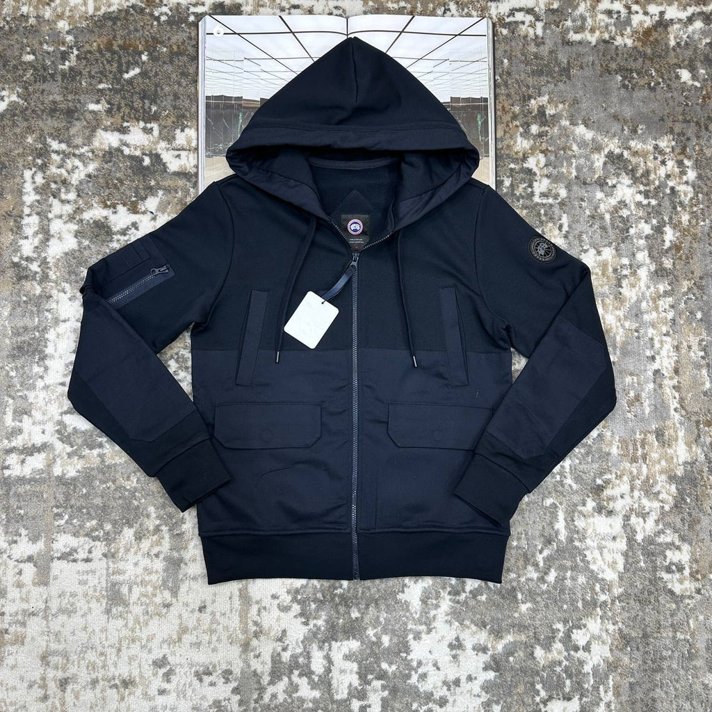 Canada Goose Huron Classic Logo Jackets Mens in Multiple Colors Best Sale UK Reps AAA Quality